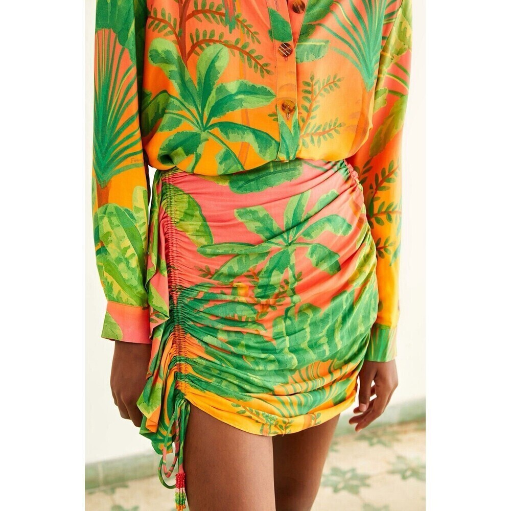 FARM RIO Sunrise Scenario Mini Skirt (113)
